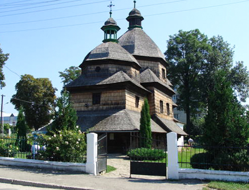 Zhovkva, région de Lviv - Tserkva de la Trinité, 1720
