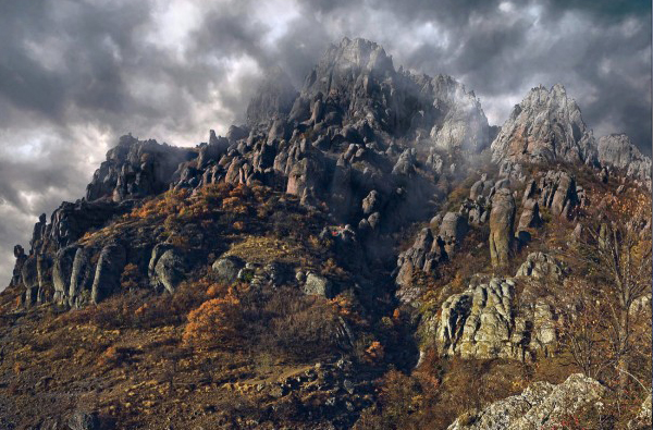 Vallée de fantômes en Crimée