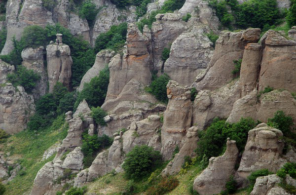 Vallée de fantômes en Crimée
