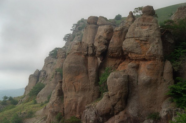 Vallée de fantômes en Crimée