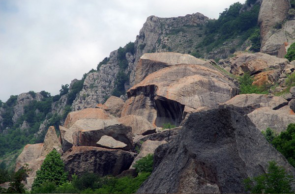 Vallée de fantômes en Crimée