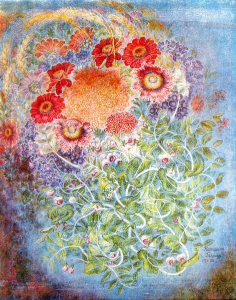 Blé, fleurs, vigne, 1950-1954