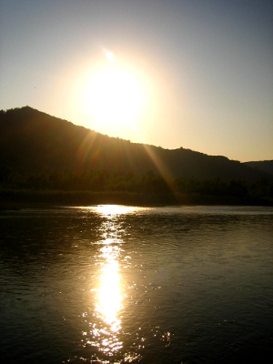 coucher du soleil