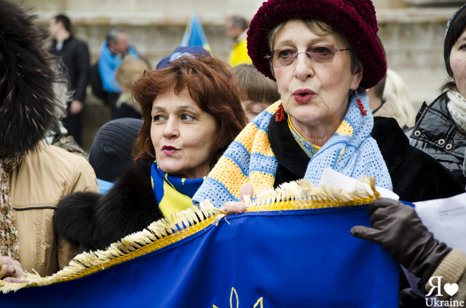 Maïdan St Michel Paris - J'aime l'Ukraine